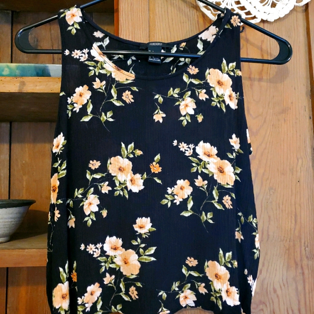 Forever 21 Floral Tank